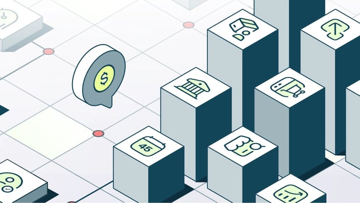 Strategic growth blueprint with modular building blocks