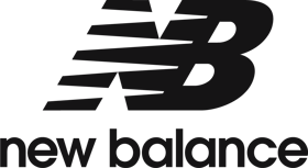 Stacked New Balance Logo - 5pt. - Black
